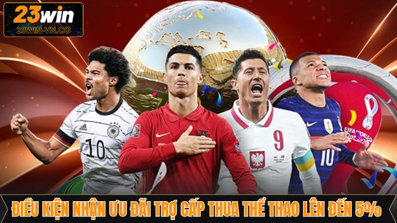 Trợ Cấp Thua Thể Thao Lên Đến 5% - Hoàn Tiền Khủng Tại 23Win 4 Không gian lận khi tham gia ưu đãi trợ cấp thể thao